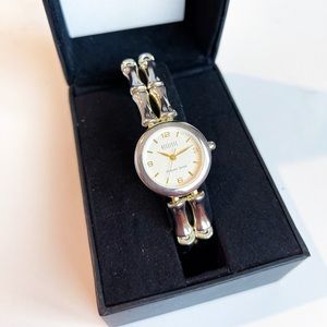 Ecclissi Sterling Silver Bamboo Watch Bracelet